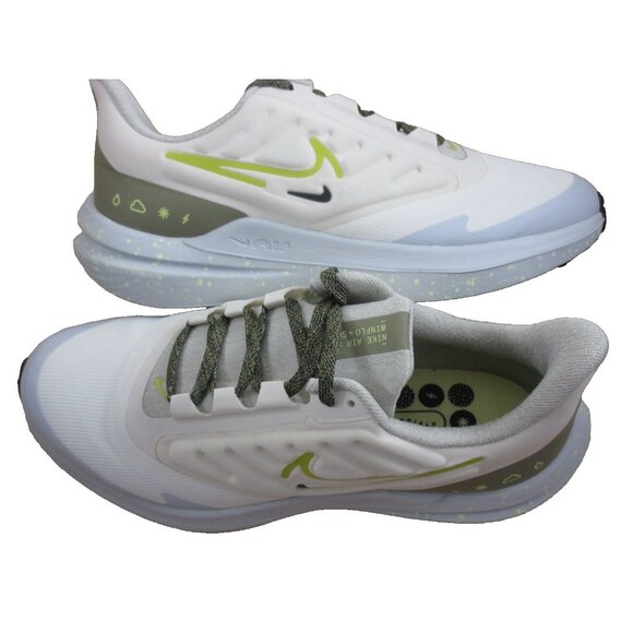 Nike Women's Air Winflo Shield Running Shoes Ivory Olive Green Sizes NIB - Picture 7 of 7